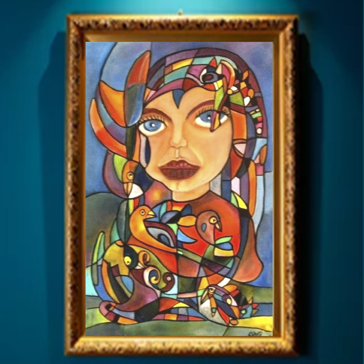 La hechicera 1 Póster lámina digital "La hechicera "imprimible de 300 DPI