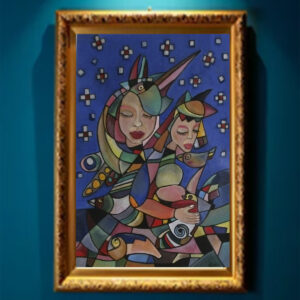 Lámina digital "La diosa del preludio "imprimible en alta resolución- arte Celta